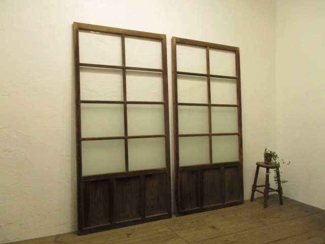 タV015 【H181,5cm×W90cm】×2枚 アンティーク レトロな
