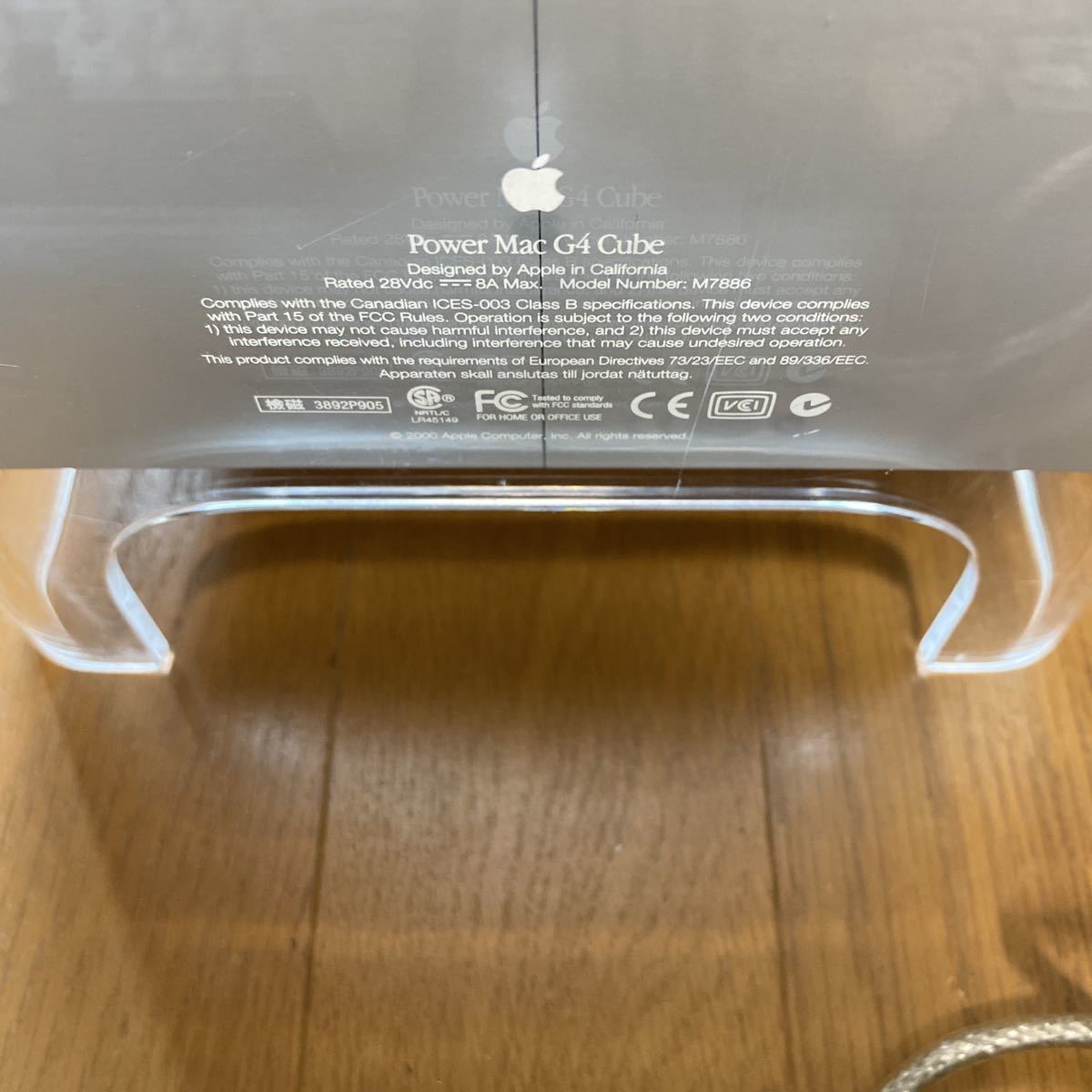 ジャンクApple Computer Power Mac G4 Cube キーボード FireWire