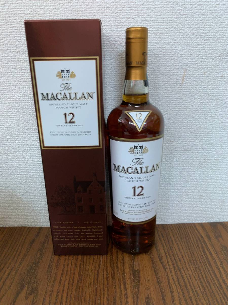 オカ 未開栓 ザ マッカラン 12年 シェリーオーク 40度 700ml [正規品