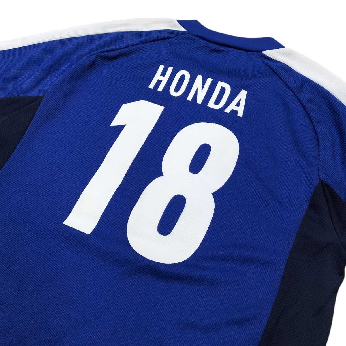 【新品タグ付き】JFA オフィシャル #18 本田圭佑選手 コンフィットTシャツ Sサイズ 未使用 自宅保管品_画像7