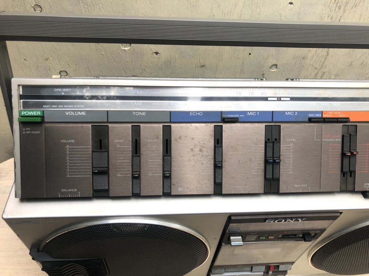 ラジオ受信のみ/ジャンク】SONY CFS-99 ステレオ カセットコーダー