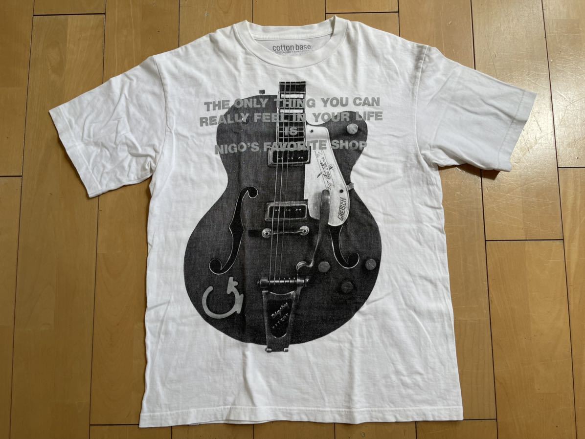 GOODENOUGH x NIGO グッドイナフ GRETSCH グレッチ ギターtee WHT L