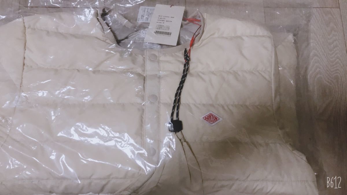 DANTON ダントン インナーダウンジャケット オイスターホワイトM DANTON ダントン インナーダウンジャケット オイスターホワイトM