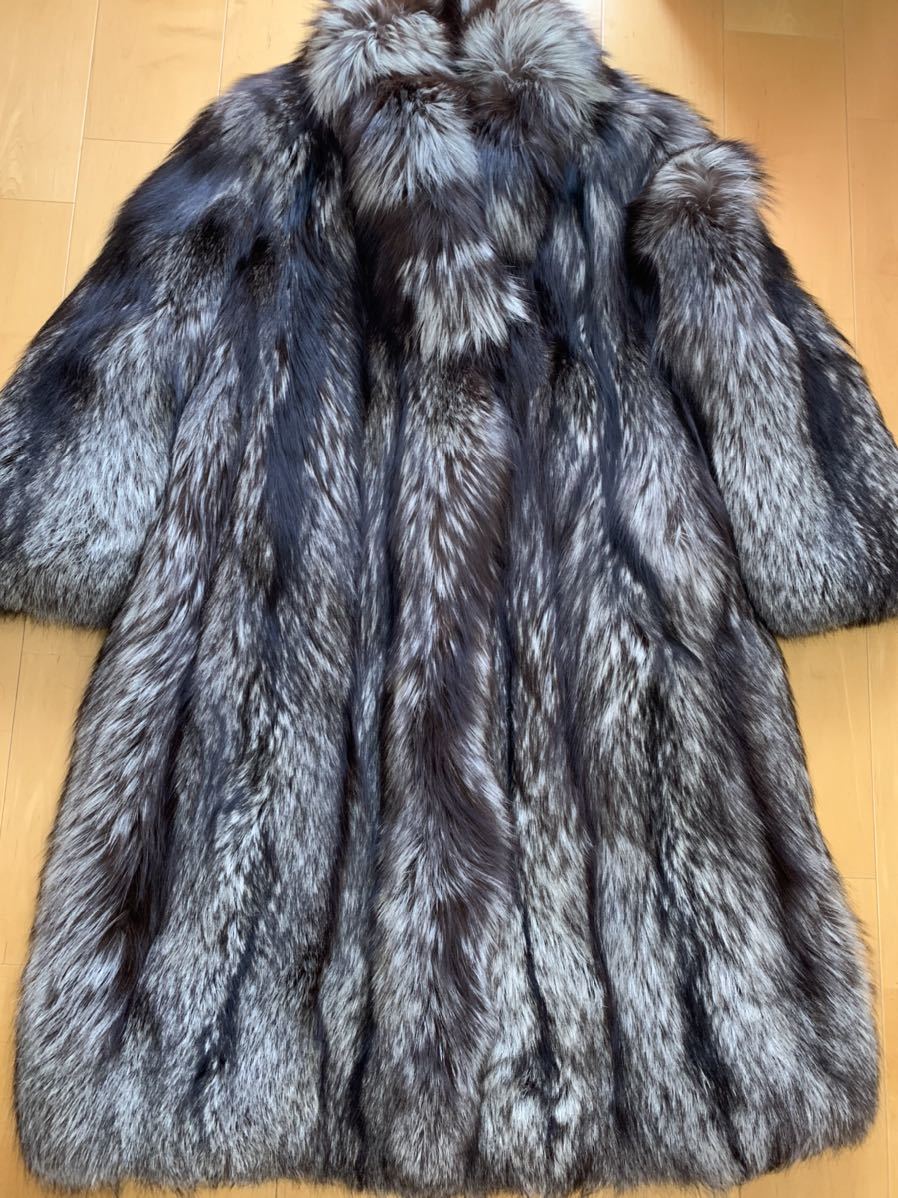 SAGA FOX シルバーフォックス ロングコート 毛皮コート | calidaria.com