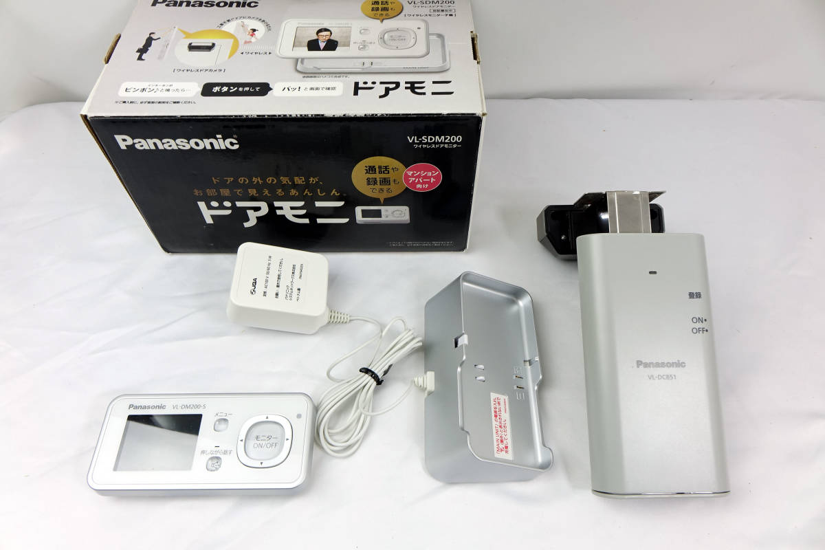 ヤフオク! - Panasonic VL-SDM200 ワイヤレスドアモニター ジ