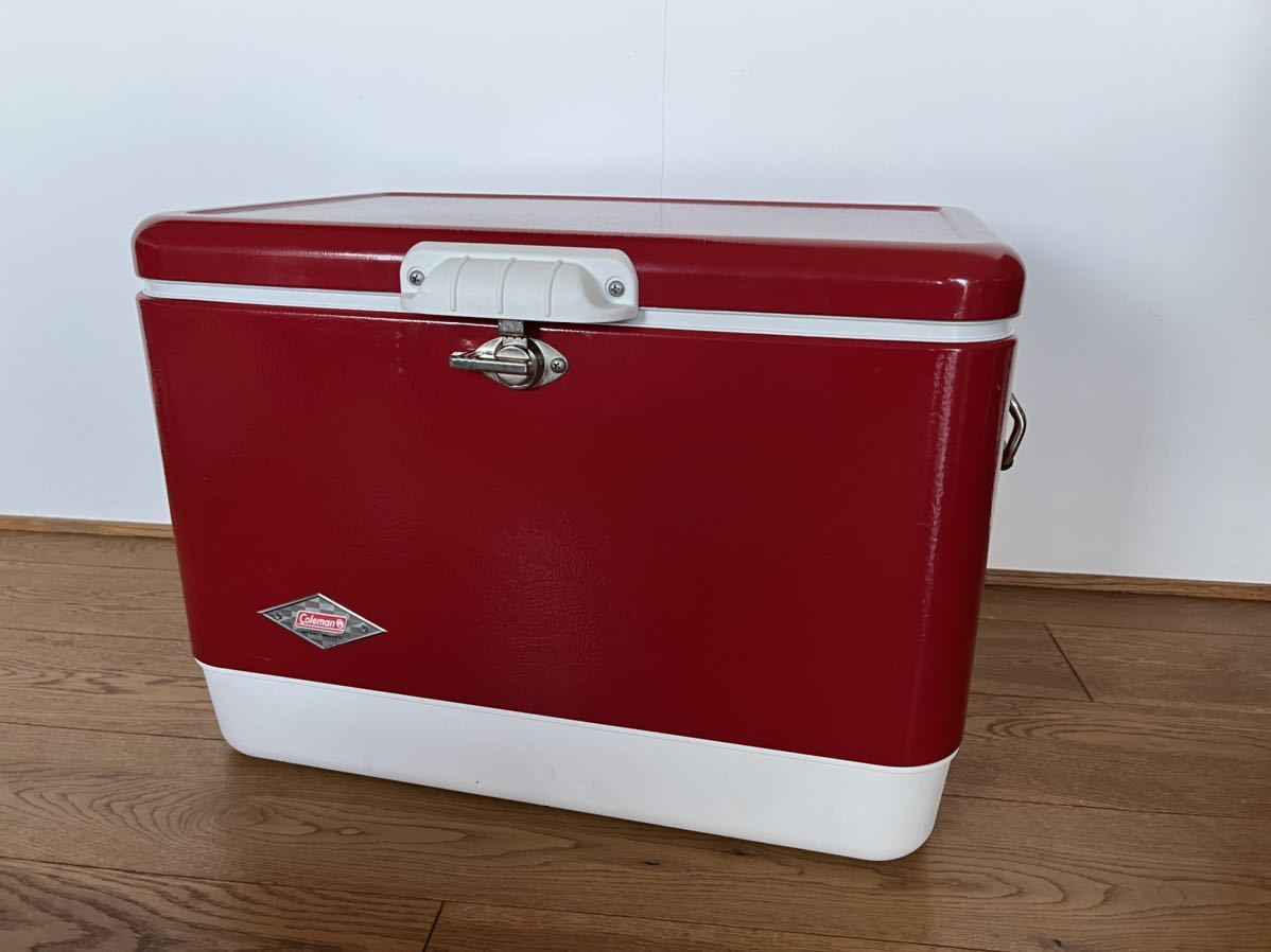 男女兼用 新品 Coleman コールマン スチールベルトクーラー 54QT