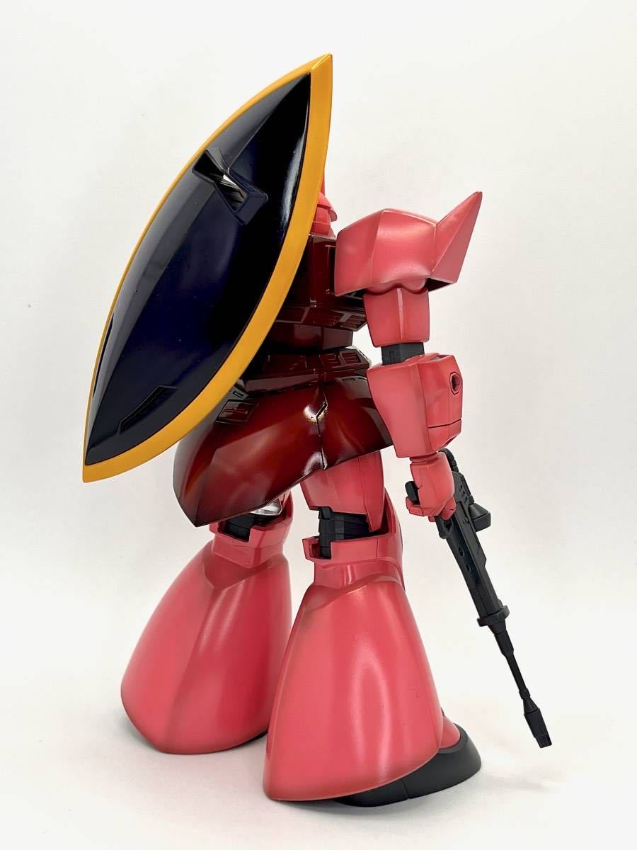完成品メッキ調キャンディ塗装hgシャア専用ゲルググ&ベースジャバー-
