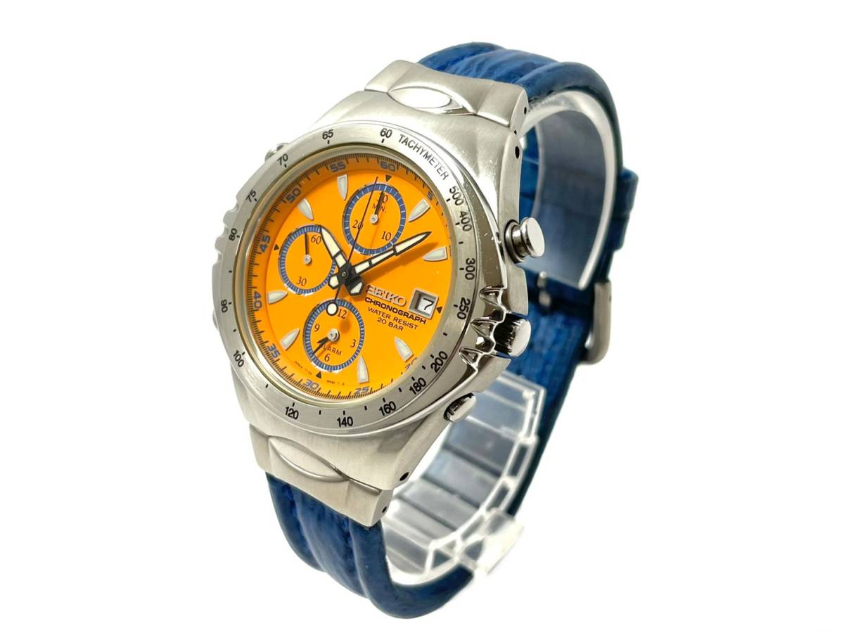 SEIKO/セイコー ジウジアーロ 7T32-6J00 CAL.7T32B クォーツ クロノ