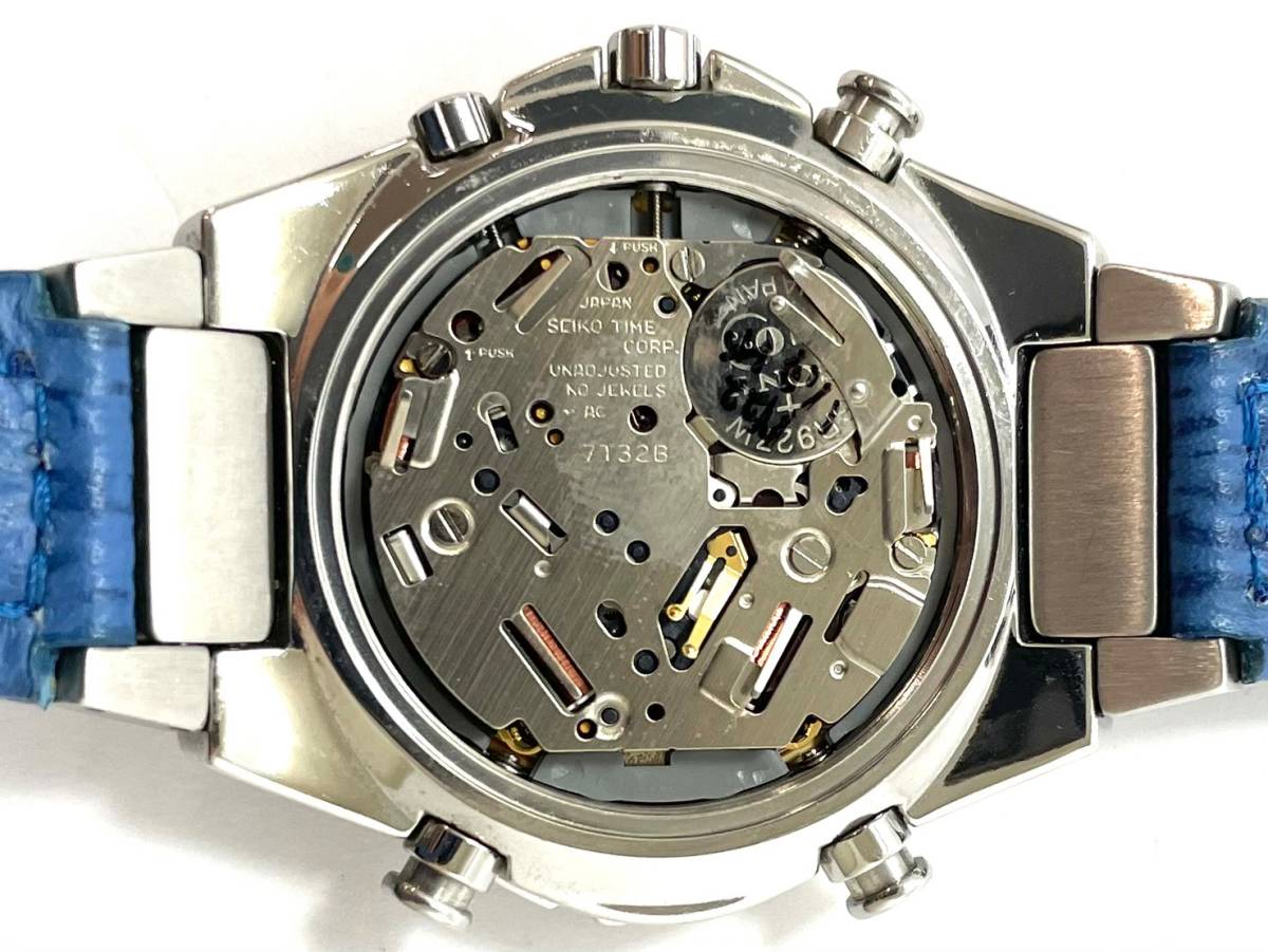 SEIKO/セイコー ジウジアーロ 7T32-6J00 CAL.7T32B クォーツ クロノ