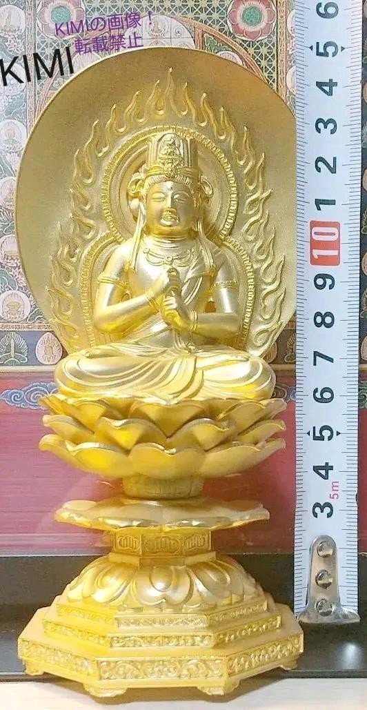 仏像 大日如来 高さ15 cm 仏師：牧田秀雲 仏教美術