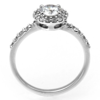 婚約指輪 安い エンゲージリング ダイヤモンド プラチナ 0.3カラット 鑑定書付 0.342ct Gカラー SI2クラス 3EXカット CGL 通販_画像2