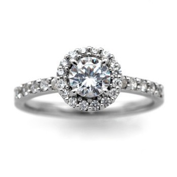 婚約指輪 安い エンゲージリング ダイヤモンド プラチナ 0.3カラット 鑑定書付 0.342ct Gカラー SI2クラス 3EXカット CGL 通販_画像1