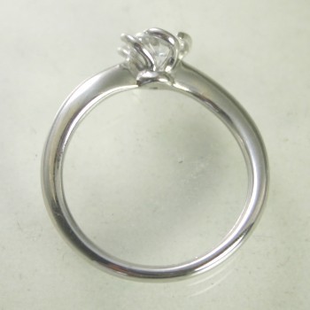 婚約指輪 安い エンゲージリング ダイヤモンド 1カラット プラチナ 鑑定書付 1.253ct Dカラー SI2クラス 3EXカット CGL_画像2