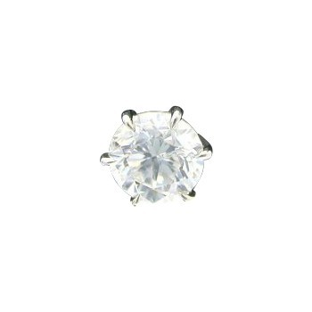 ダイヤモンド ピアス 一粒 片耳 0.4カラット プラチナ 鑑定書付 0.47ct Dカラー FLクラス 3EXカット GIA