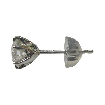 ダイヤモンド ピアス 一粒 片耳 0.3カラット プラチナ 鑑定書付 0.30ct