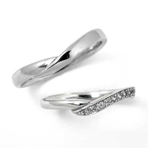結婚指輪 安い プラチナ マリッジリング ダイヤモンド 0.15ct 01833_0167SSB