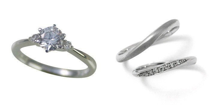 白 フリル付 婚約指輪 安い ダイヤモンド プラチナ 0.5カラット 鑑定書付 0.513ct Dカラー VS2クラス 3EXカット HC CGL  通販 通販