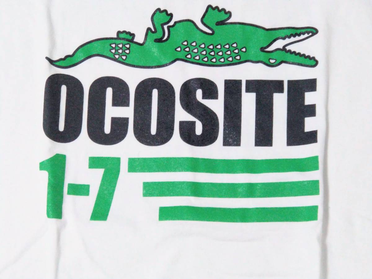 美品 OCOSITE 1-7 KOSSI 54 L ラグラン Tシャツ 逆さワニ 美品 OCOSITE 1-7 KOSSI 54 L ラグラン Tシャツ 逆さワニ