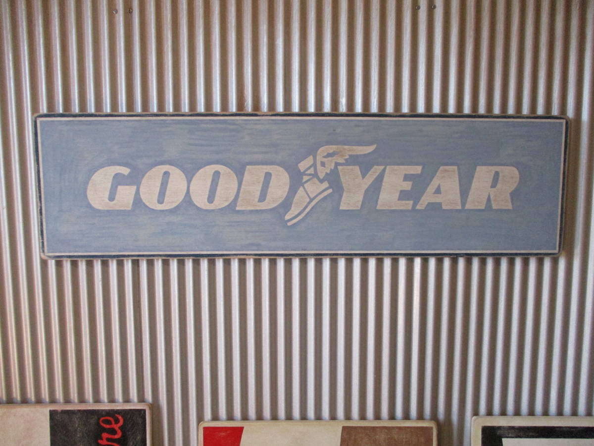 新作 ➀ GOOD YEAR ブリキ看板 i9tmg.com.br