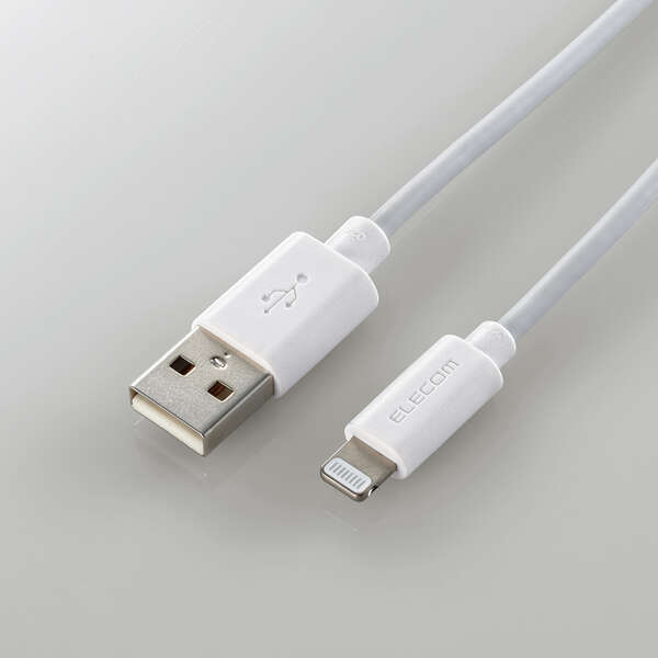USB-A to Lightning cable [A-Lightning] 0.5m Lightning connector loading iPhone/iPod/iPad. charge * data communication is possible : MPA-UAL05WH