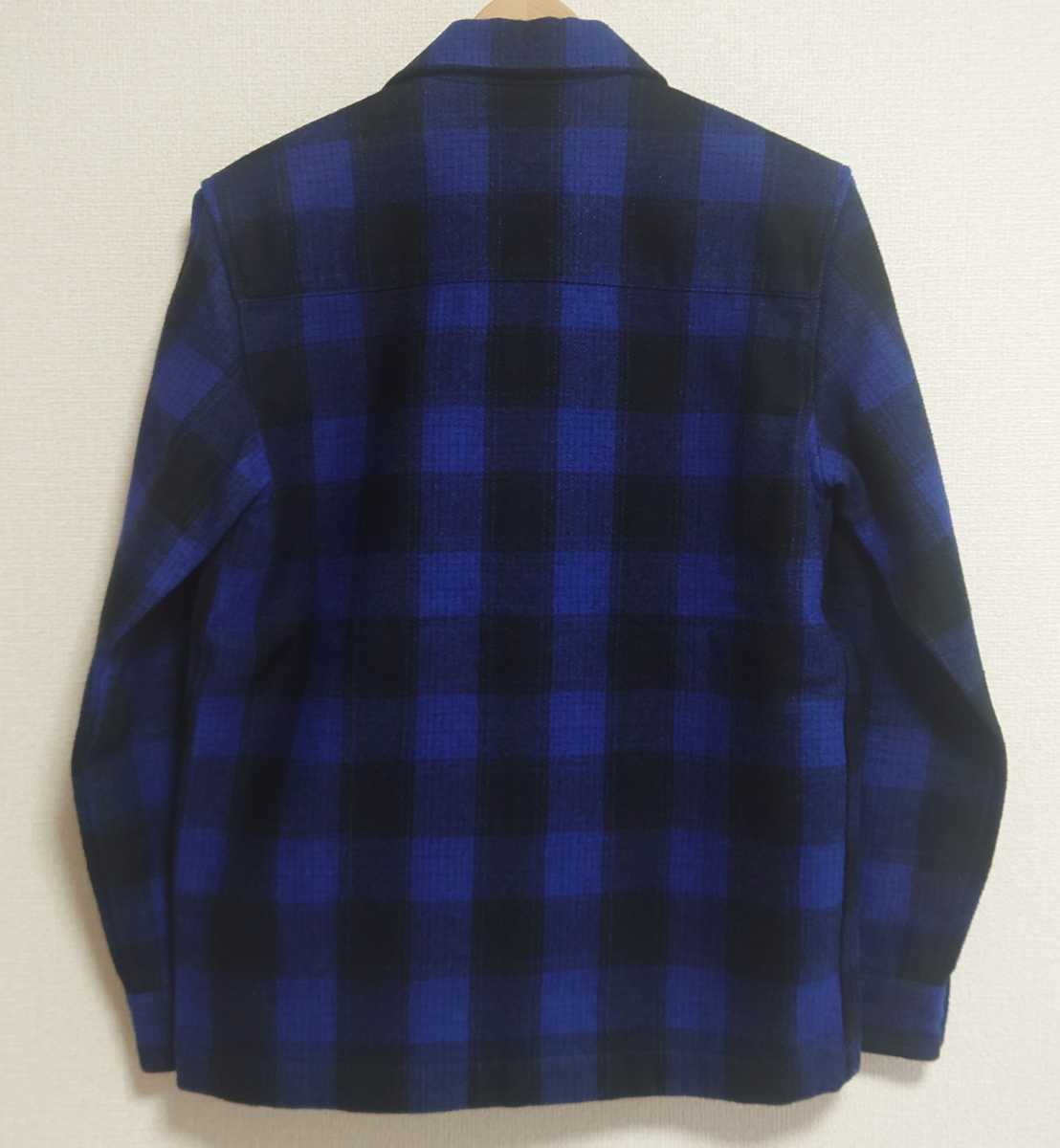 【新品】WTAPS 2011AW VATOS L/S 02 SHIRT. WOOL.TEXTILE BLUE 青 112SPDT-SHM02 Sサイズ SMALL WAY OF LIFE_画像2