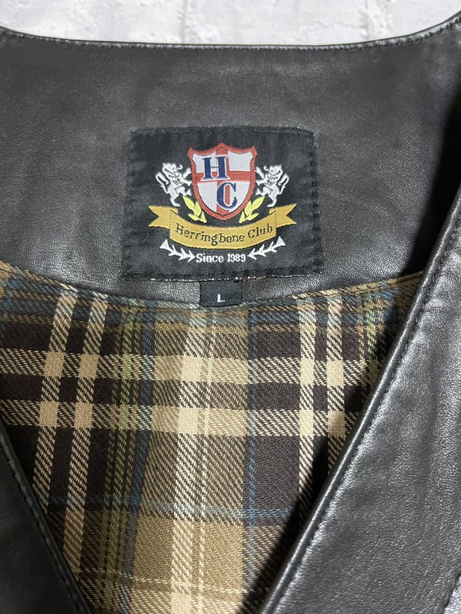 Herringbone Club / 【ラム レザー 本革 】ベスト ベスト / 新品未使用