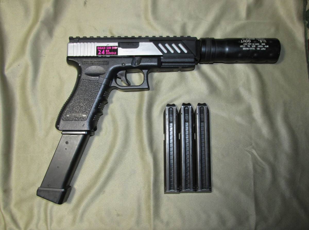 カスタム品 グロック G18C 82~83m/s ロングバレル化 リポ化 SBD カスタム品 グロック G18C 82~83m/s ロングバレル化 リポ化 SBD
