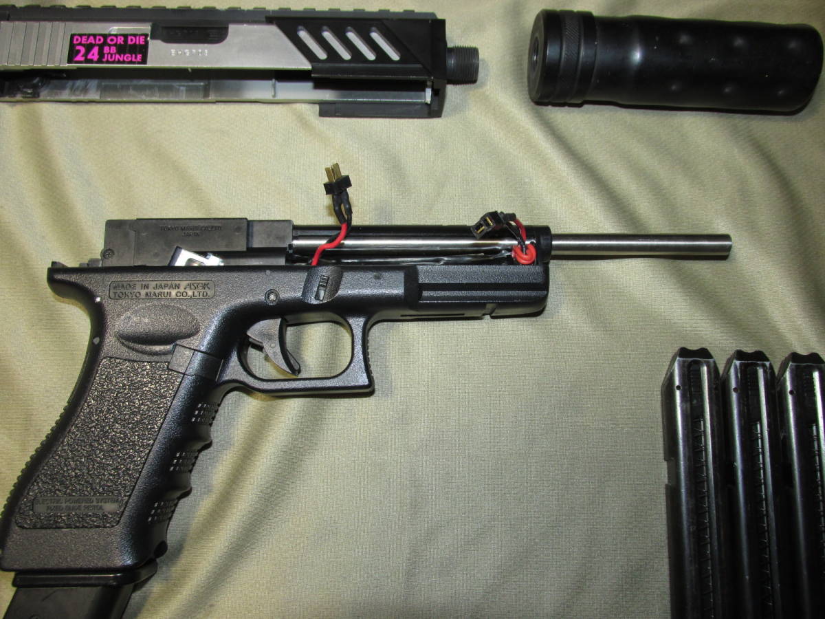 カスタム品 グロック G18C 82~83m/s ロングバレル化 リポ化 SBD カスタム品 グロック G18C 82~83m/s ロングバレル化 リポ化 SBD