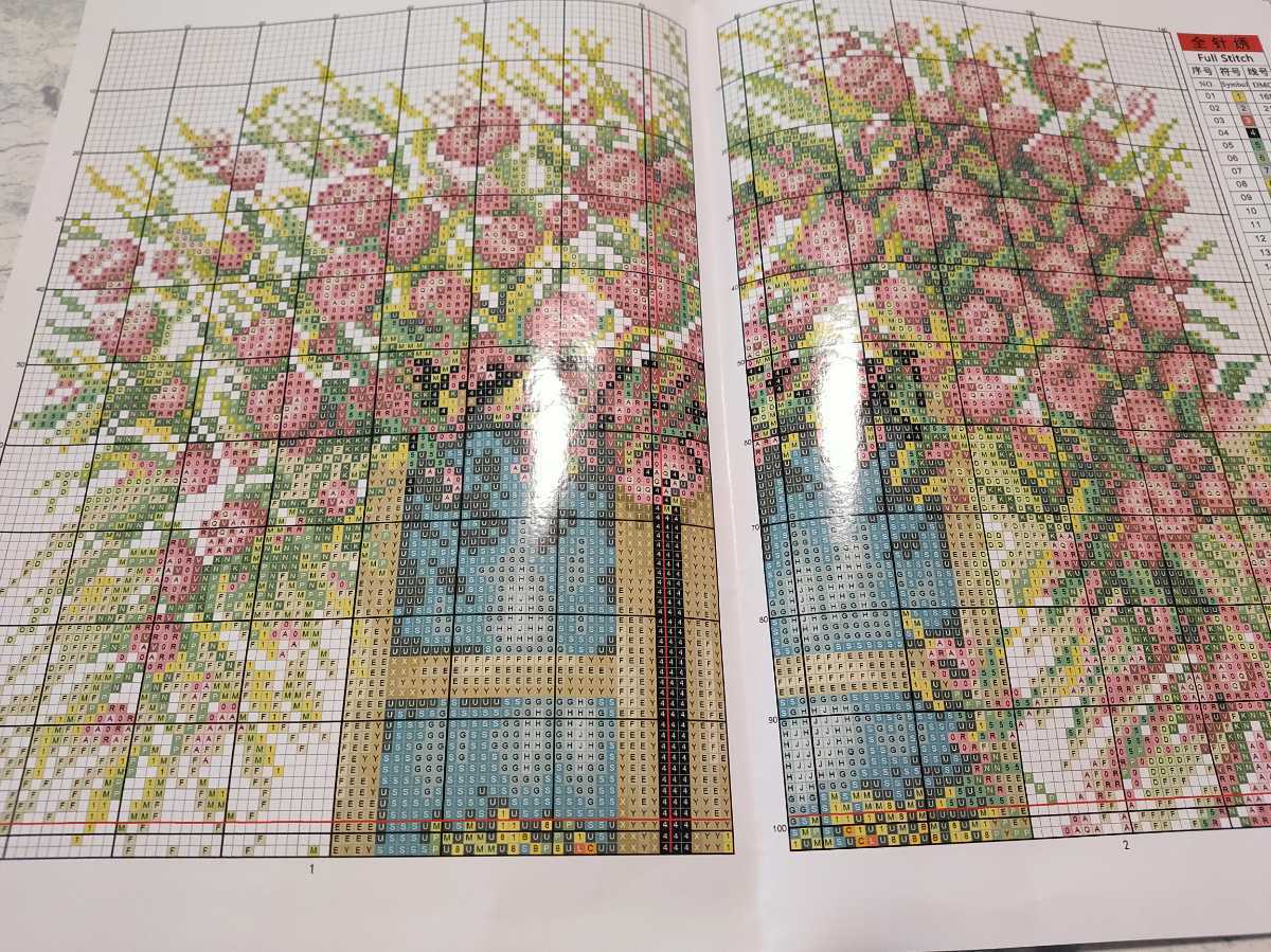 クロスステッチキット 窓辺のガーデニング 33×44cm 14CT 図案印刷あり 刺繍