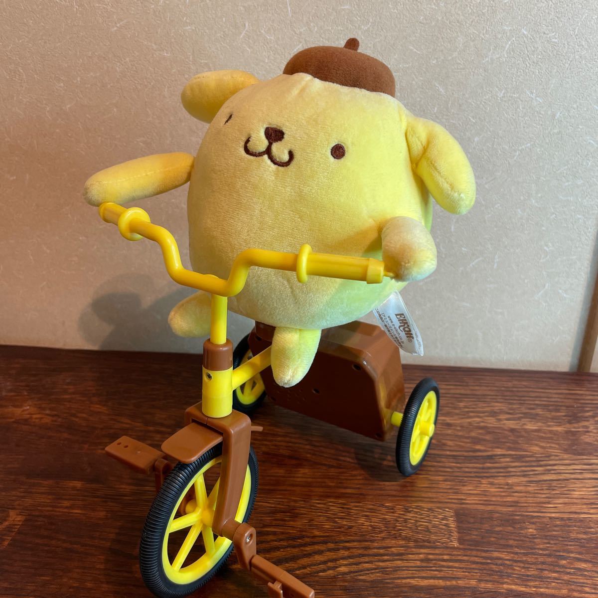 《値下げ済み》ポムポムプリン　ぬいぐるみ　三輪車 サンリオ