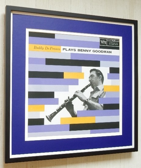 バディ・デフランコ/50s ジャズ アート・クラシック/LP ポスター 額入