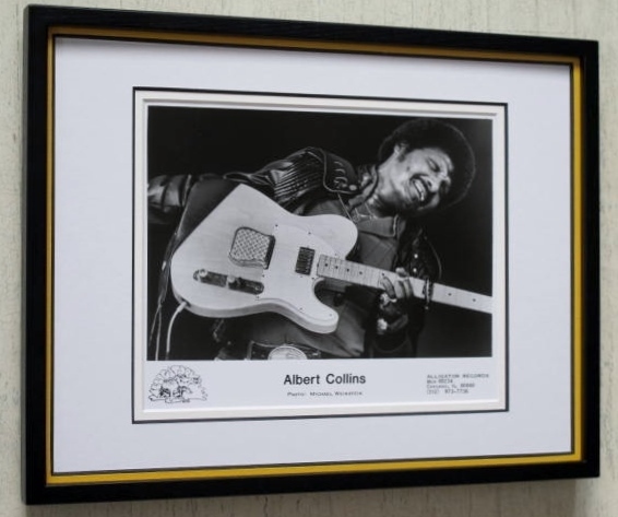 アルバート・コリンズ/プロモーション・フォト/額装/Albert Collins/Alligator Records/アリゲーター・レコーズ/ブルース ギター 写真_画像7