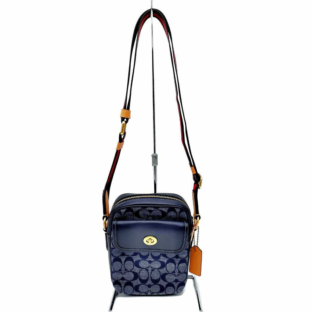 coach コーチ ショルダーバッグ メッセンジャー シグネチャー ヘリテージ 送料無料 超美品 COACH コーチ メンズ ショルダーバッグ
