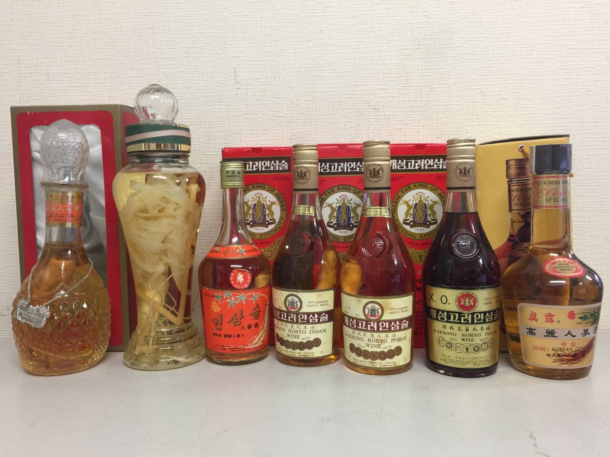 高麗人参酒 7本セット 未開栓 G3.3 www.nickstellino.com