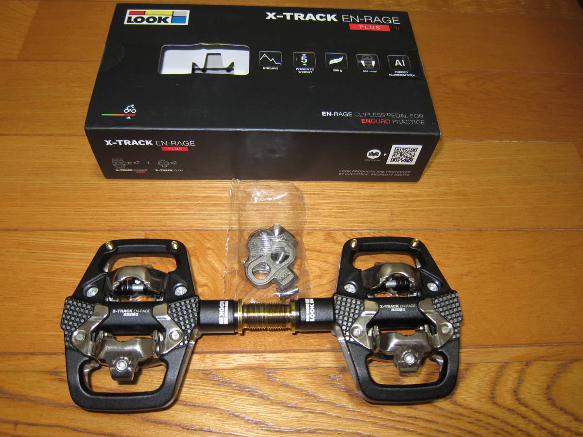 【本日特価】 中古美品A【LOOK Ti(チタンスピンドル) plus ENRAGE 最高峰ペダル】X-TRACK MTB ビンディングペダル 【本日特価】 中古美品A【LOOK Ti(チタンスピンドル) plus ENRAGE 最高峰ペダル】X-TRACK MTB ビンディングペダル