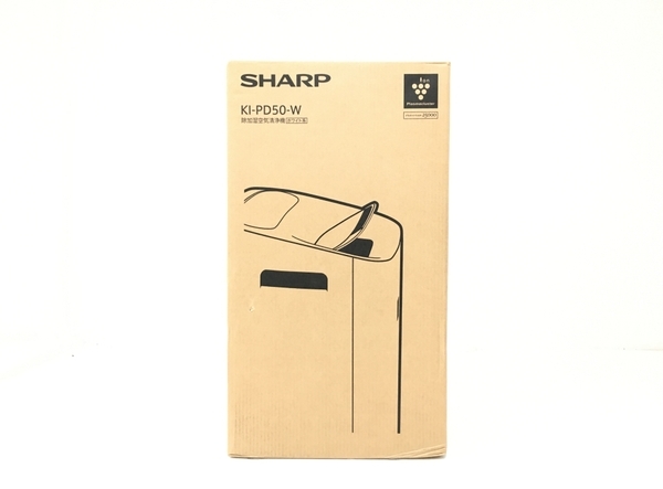 SHARP KI-PD50-W 除加湿 空気清浄機 家電 シャープ 未使用 O6532035