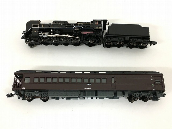 特価国産KATO 10-1499 D51 200+35系 SLやまぐち号 6両セット 鉄道模型 Nゲージ 中古 美品 T6454818 蒸気機関車