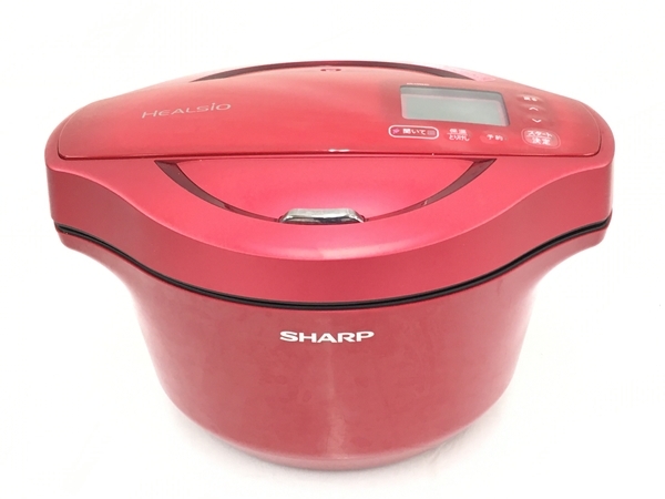 アイボリー×レッド SHARP KN-HW24C-R ヘルシオ ホットクック - 電子