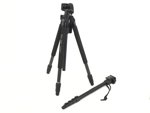 無料サンプルOK 未使用品 SLIK 三脚 カーボン 723 EX III 3段 中小型