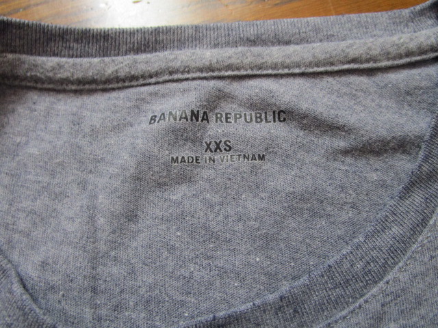 BANANA REPUBLIC　メンズ半袖Tシャツ　　XXSサイズ　　 薄い藍色_画像6