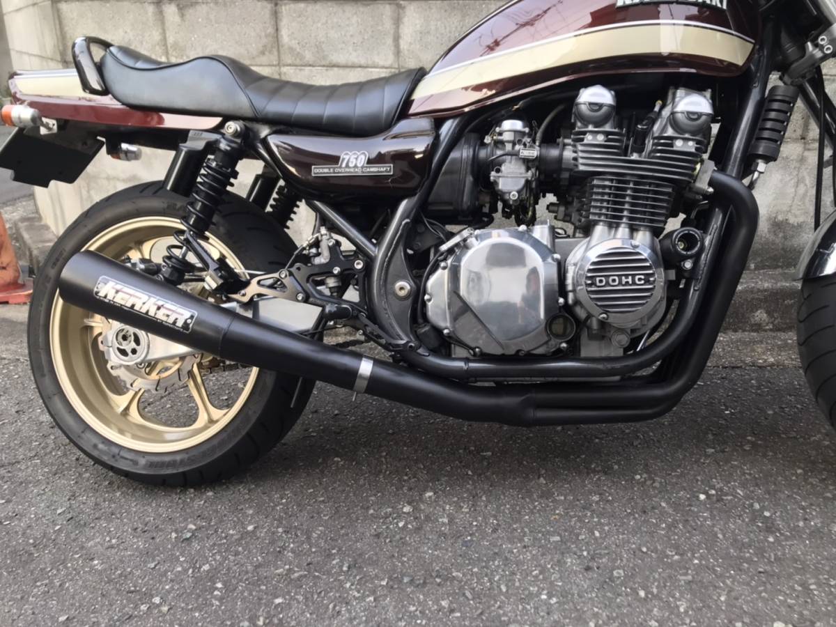 美品 KERKER マフラー ゼファー750 zephyr750 Z750FX z650 ザッパー