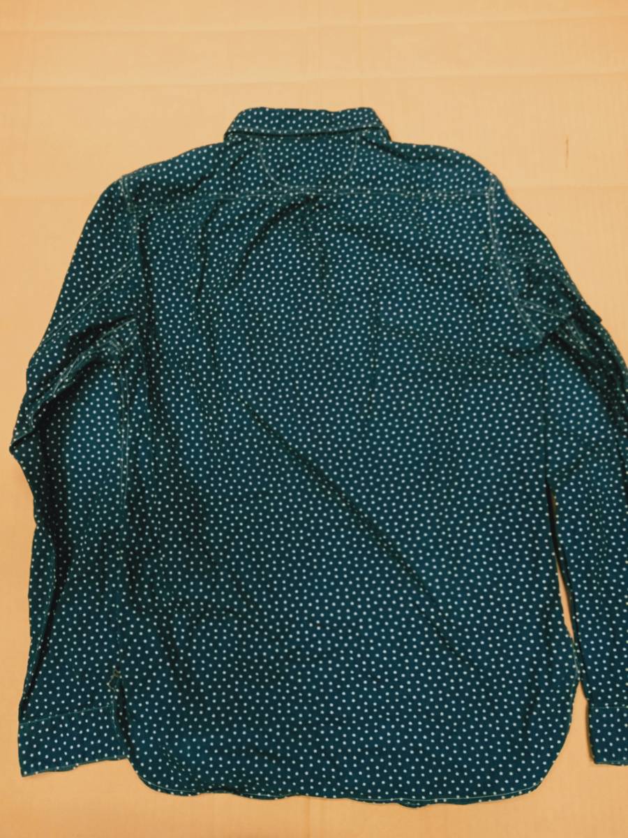 RRL ダブルアールエル / STAR IRON ORE SHIRT (スタードットワークシャツ) S