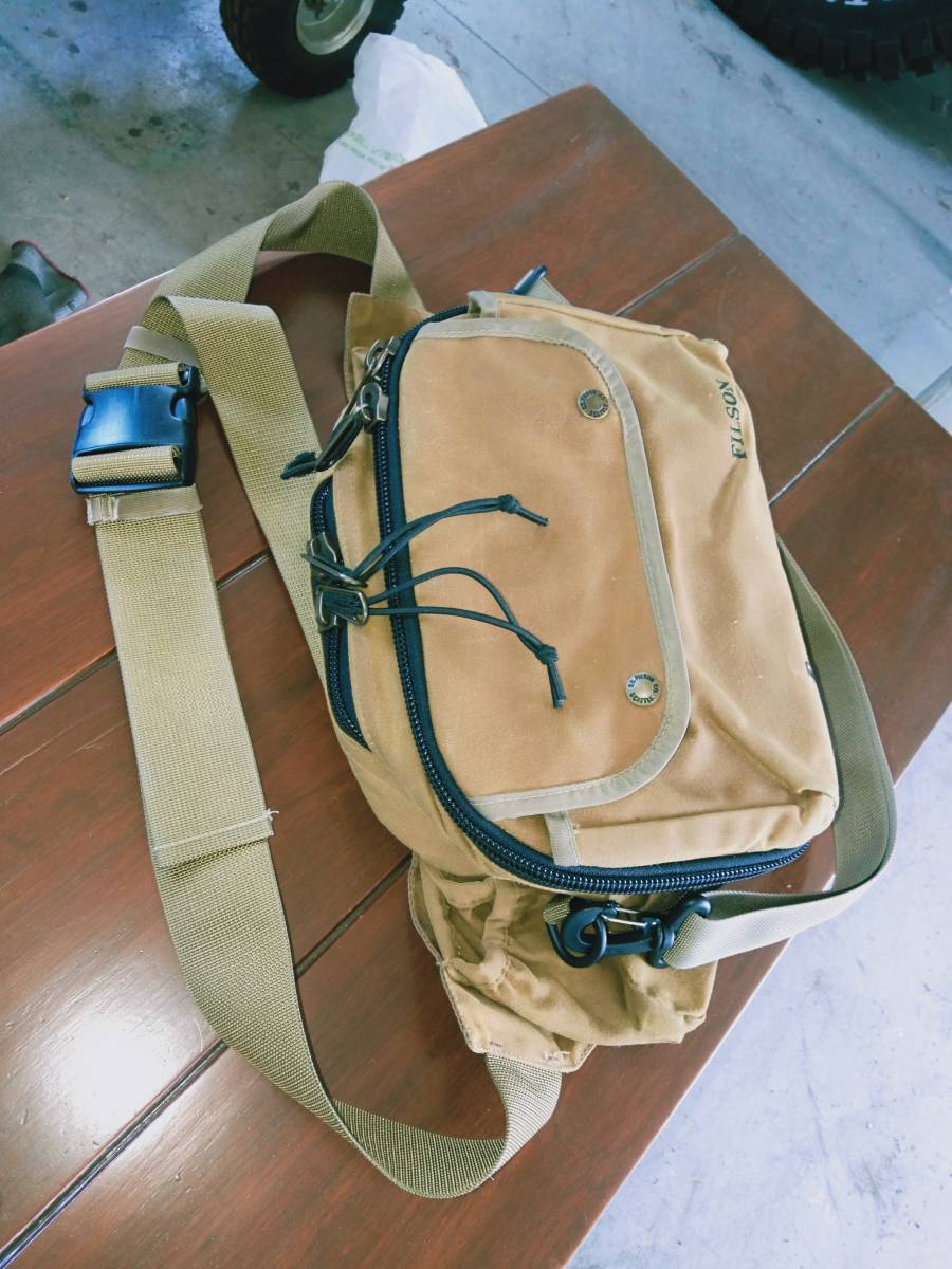 FILSON フィルソン TIN CLOTH FISHING PACK DARK TAN ティン FILSON フィルソン TIN CLOTH FISHING PACK DARK TAN ティン