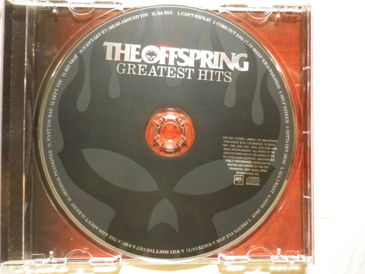 The Offspring/Greatest Hits+1(2005)』(2005年発売,SICP-865,国内盤帯