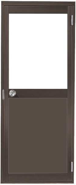アルミサッシ ＬＩＸＩＬ 半外 勝手口ドア 框ドアタイプ W785×H1974 （07820）