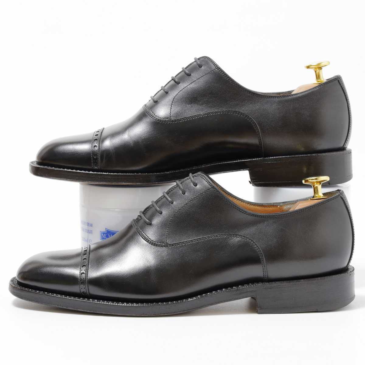 ★美品★【Salvatore Ferragamo】TRAEZZA■内羽根式パンチドキャップトゥ■6.5EE/25cm■サルヴァトーレフェラガモ■トラメッザ■高級ライン_画像3