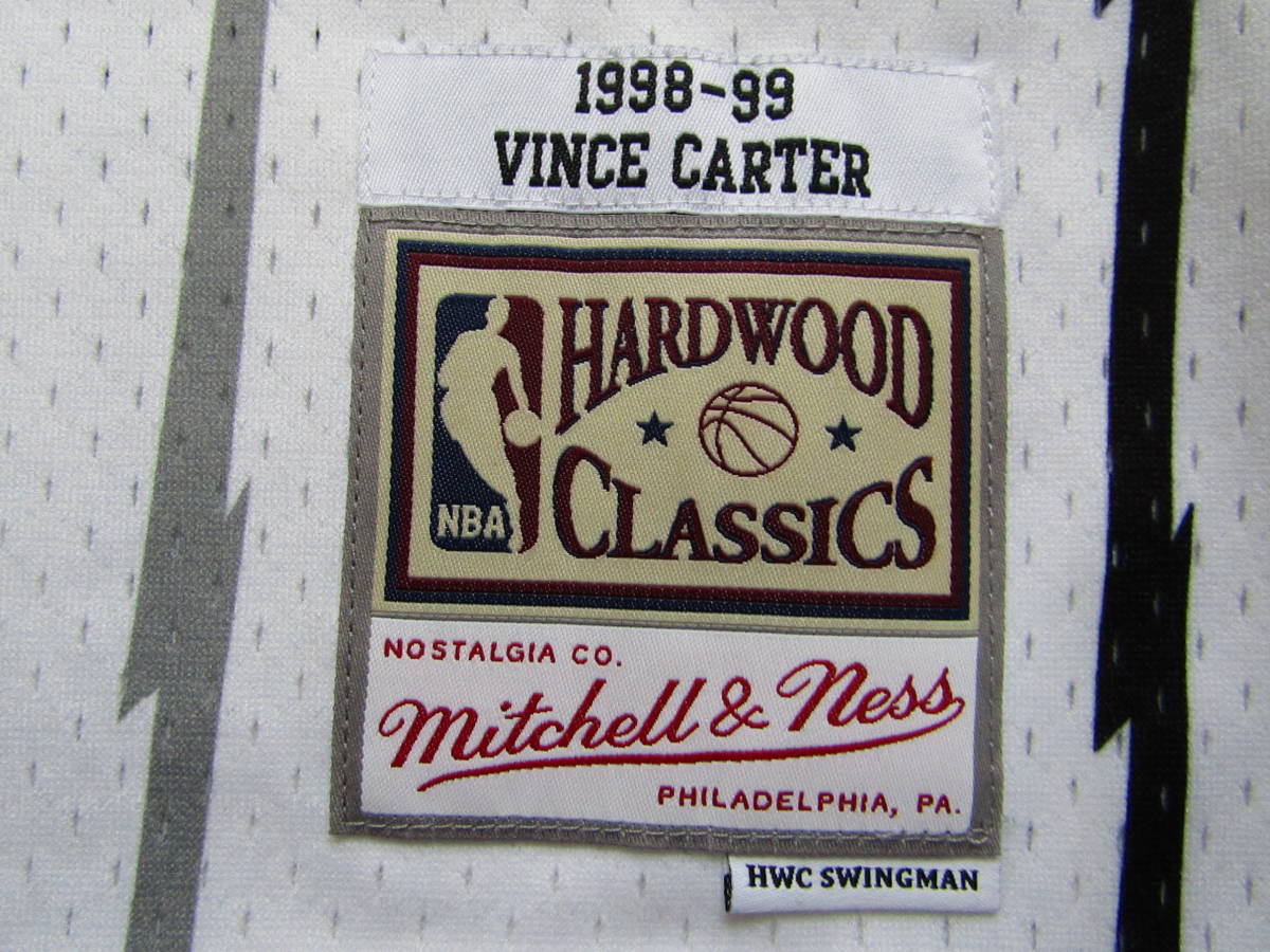 激レア！ NBA RAPTORS CARTER #15 ビンス・カーター Mitchell&Ness ミッチェルアンドネス ラプターズ スウィングマン ユニフォーム 刺繍_画像9