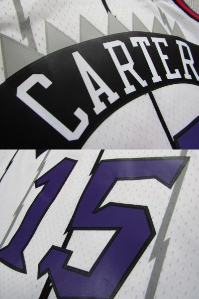 激レア！ NBA RAPTORS CARTER #15 ビンス・カーター Mitchell&Ness ミッチェルアンドネス ラプターズ スウィングマン ユニフォーム 刺繍_画像6