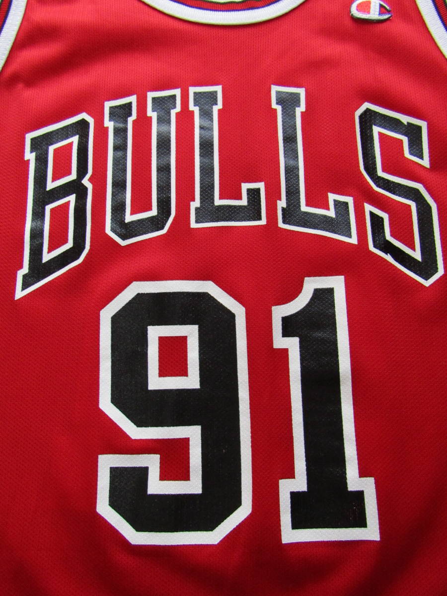 NBA BULLS RODMAN #91 デニス・ロッドマン ☆ シカゴ・ブルズ Champion