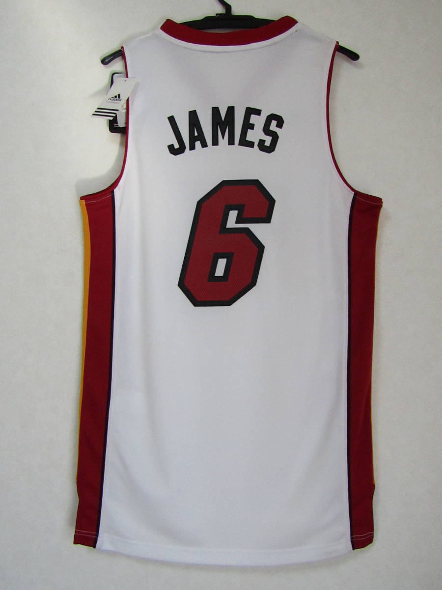 美品 NBA HEAT マイアミ・ヒート JAMES #6 レブロン 美品 NBA HEAT マイアミ・ヒート JAMES #6 レブロン